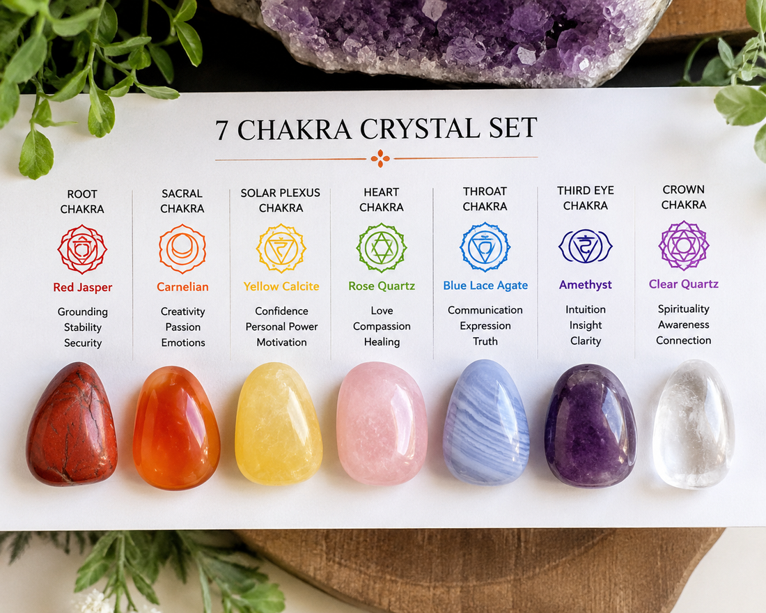 How to Build a Crystal Chakra Set