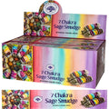 7 Chakra Sage Smudge Incense Sticks by Greentree