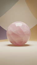 Rose Quartz Polished Sphere