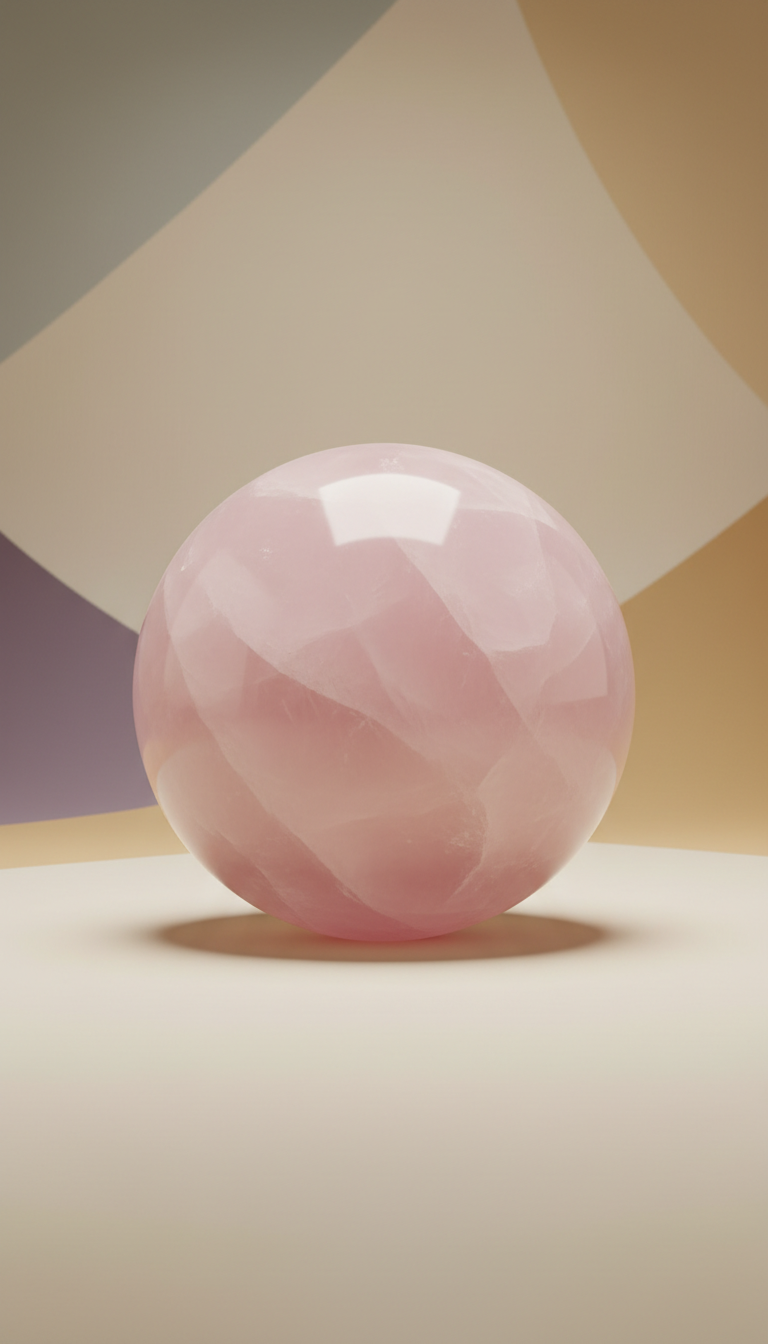 Rose Quartz Polished Sphere