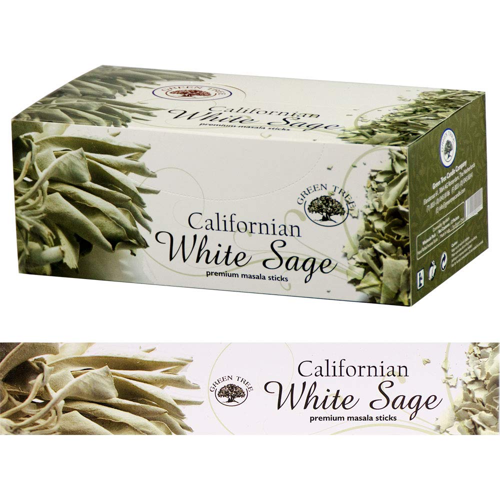 Californian White Sage Incense Sticks - Green Tree
