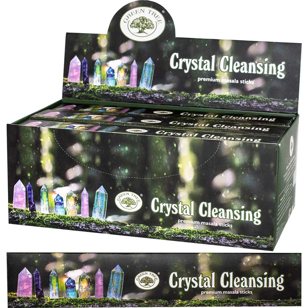 Crystal Cleansing Incense Sticks by Green Tree