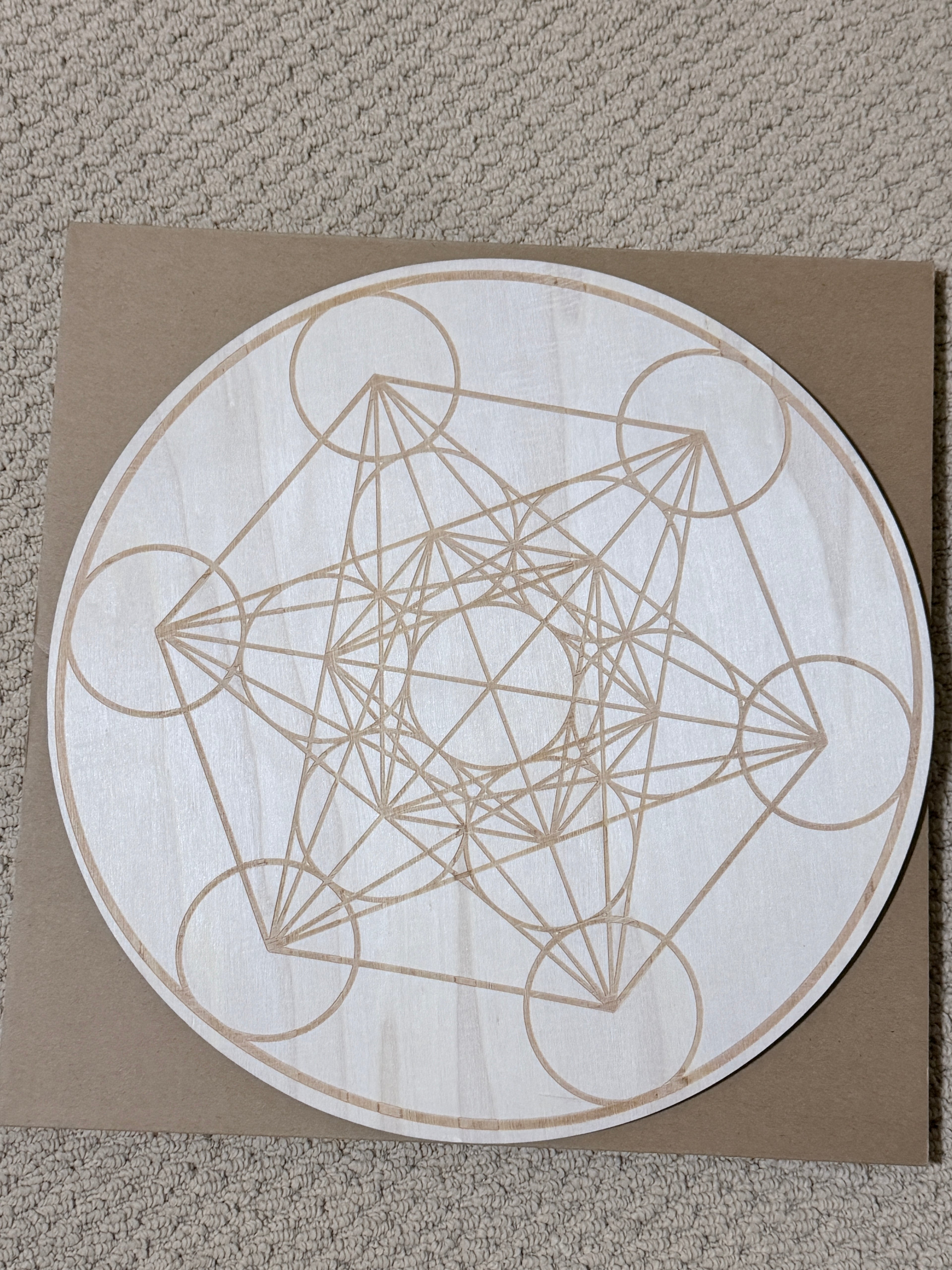Metatron's Cube Crystal Grid