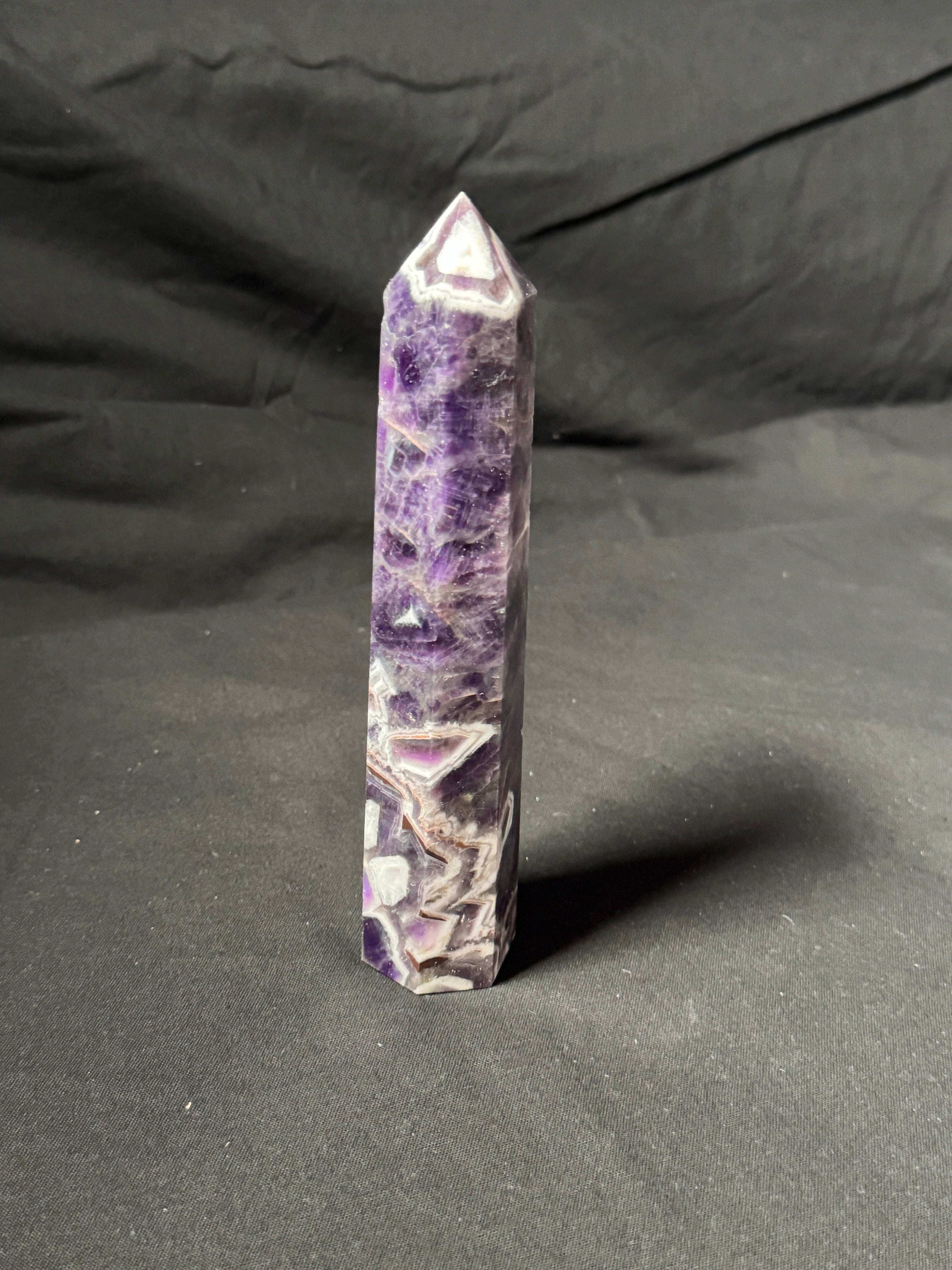 Dream Amethyst Tower (Chevron Amethyst)
