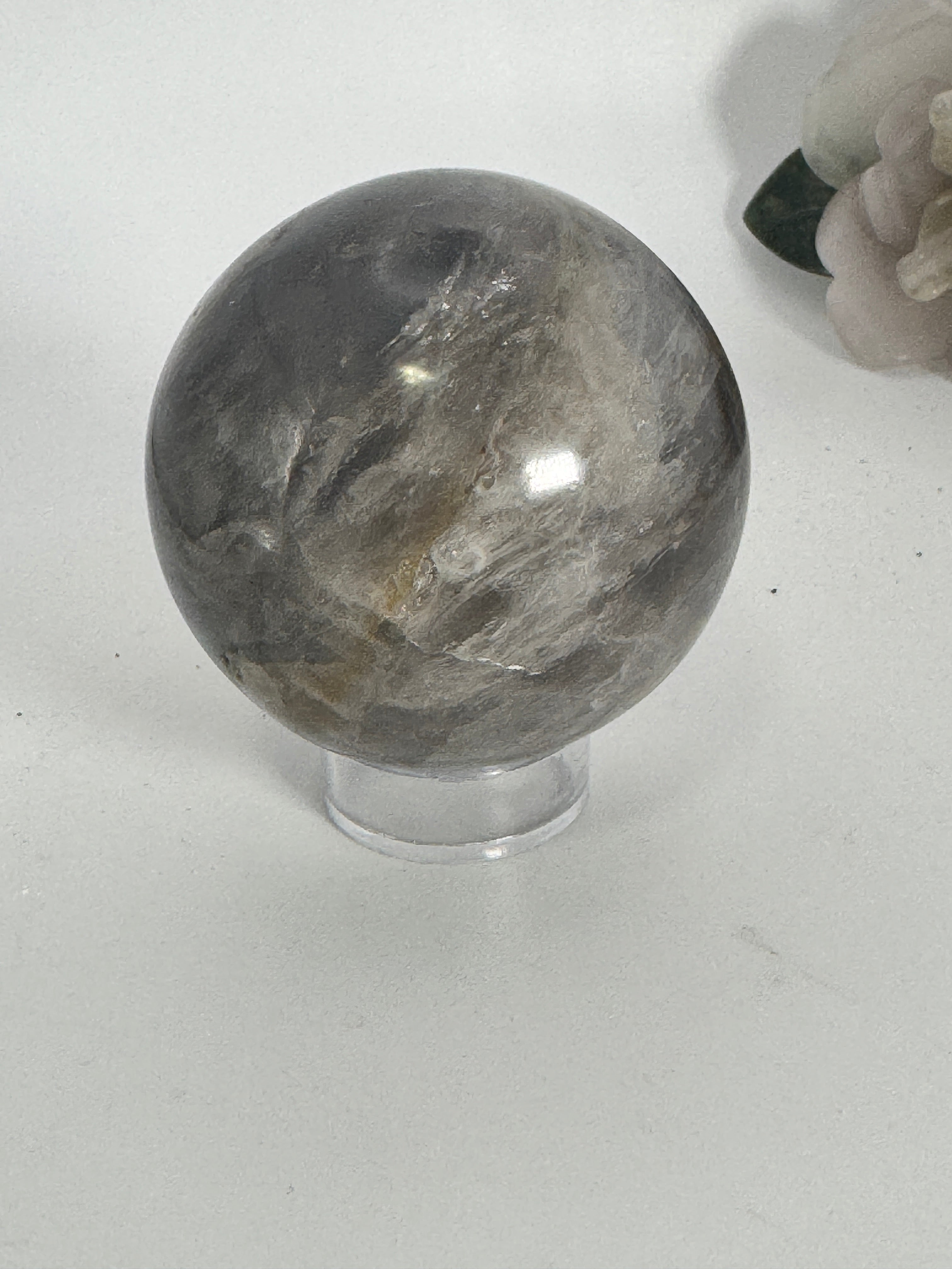 Blue Rose Calcite Sphere