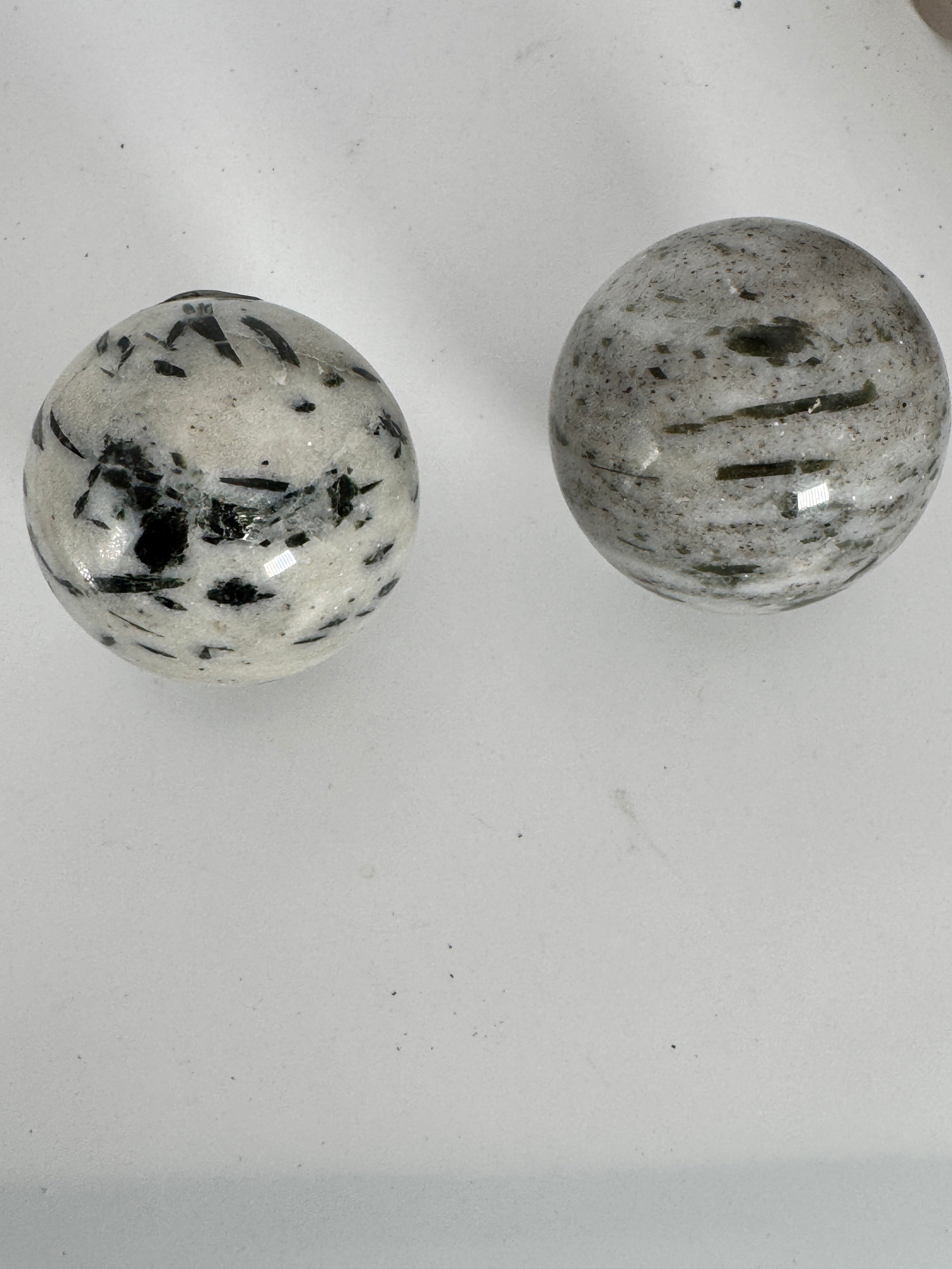 Green Tourmaline in Quartz