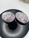 Lepidolite Palm Stone