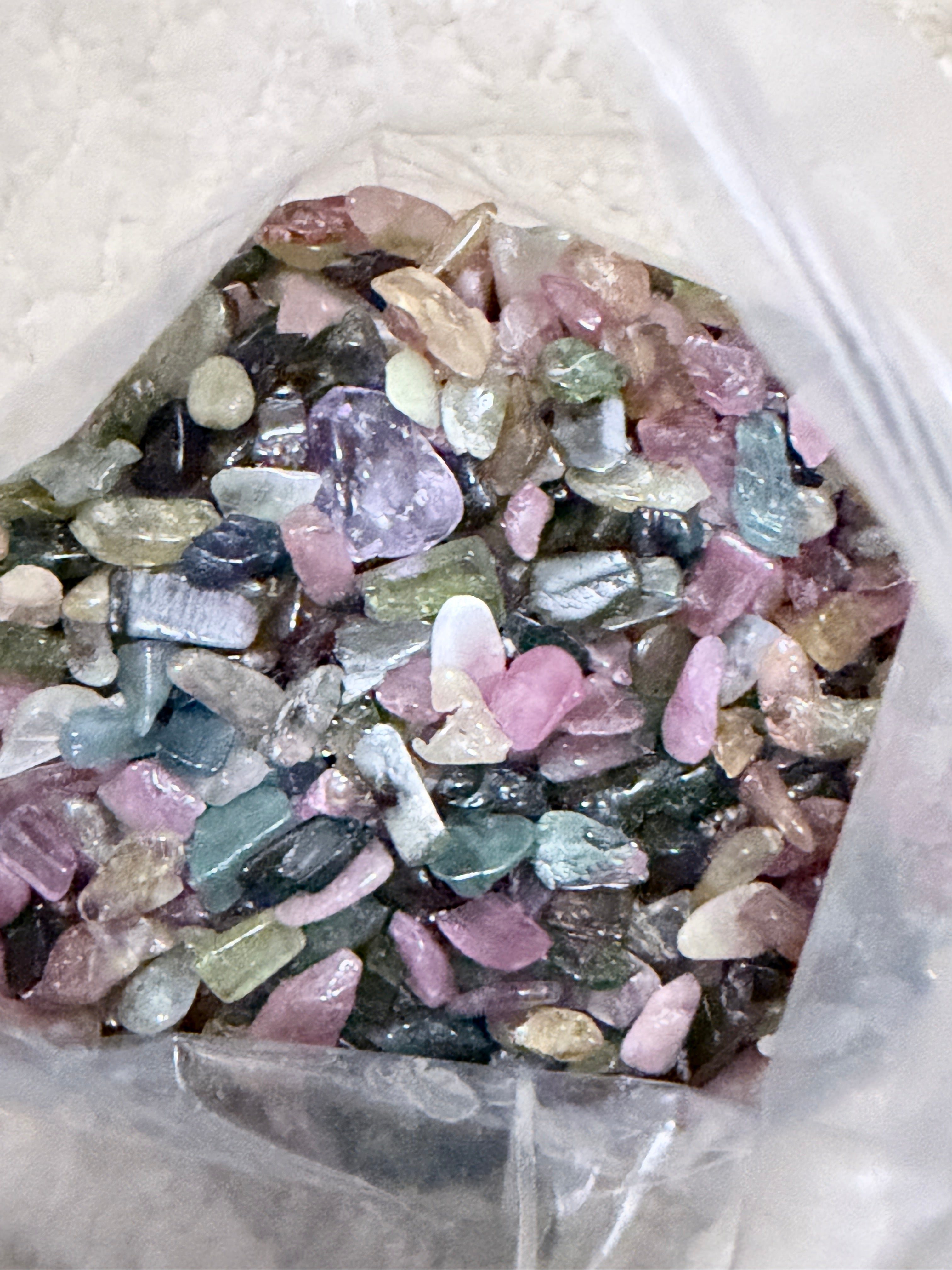 Rainbow Tourmaline Gravel