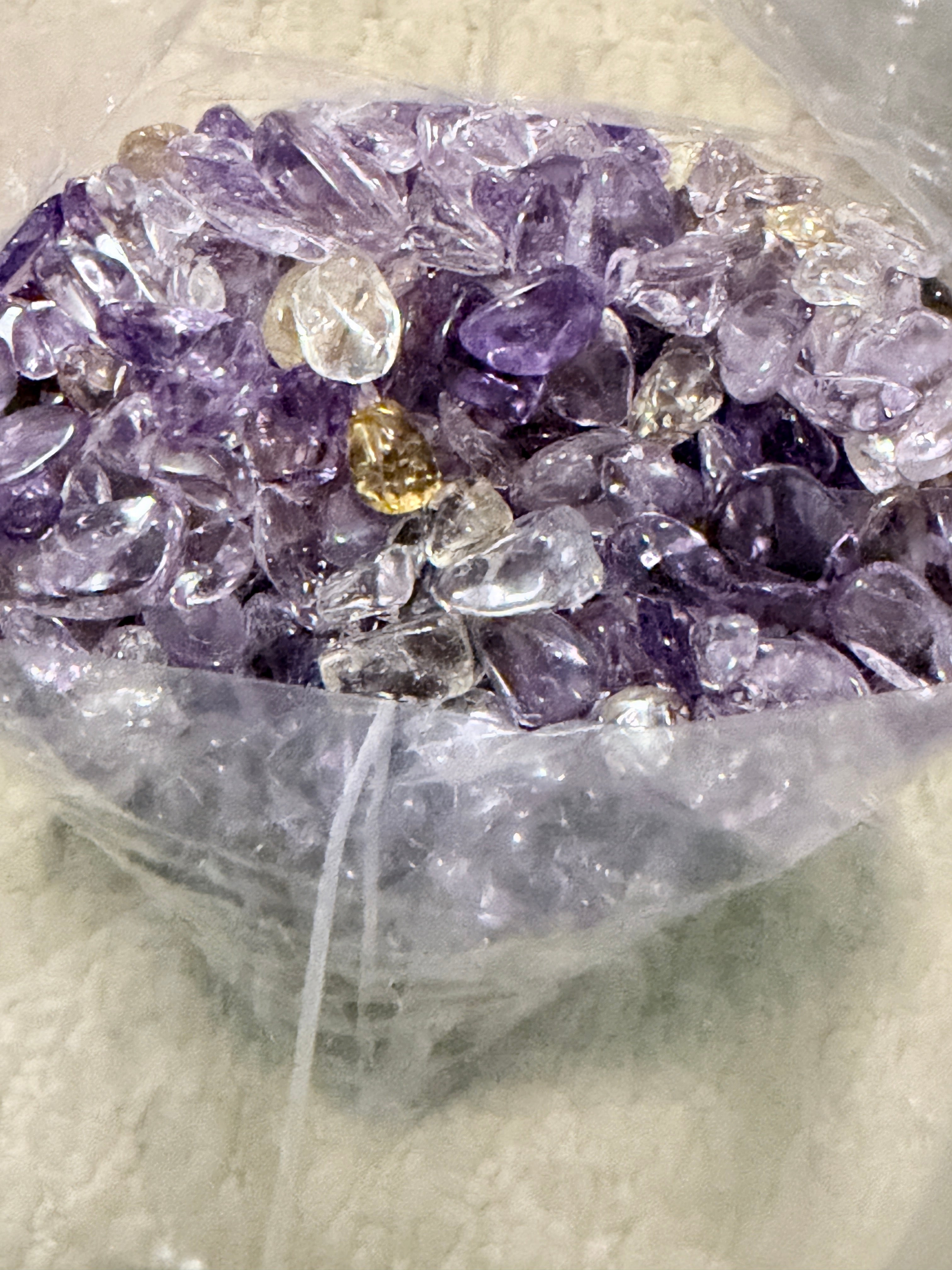 Ametrine Crystal Chips