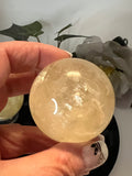 Golden Calcite Spheres