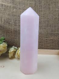 Pink Mangano Calcite Tower