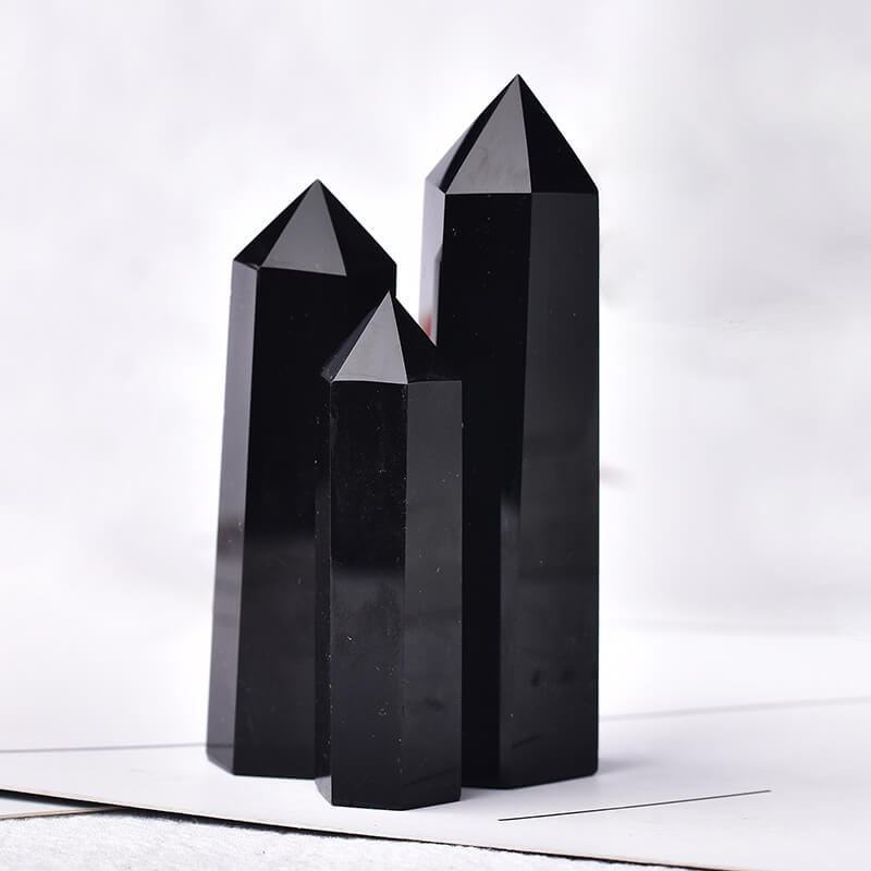 Black Obsidian Points