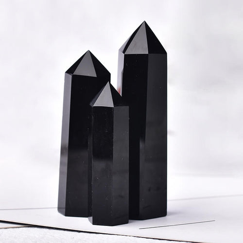 Black Obsidian Points